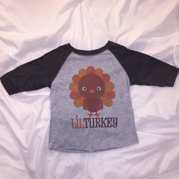 Lil Turkey Raglan Tee - Picture 2 of 3